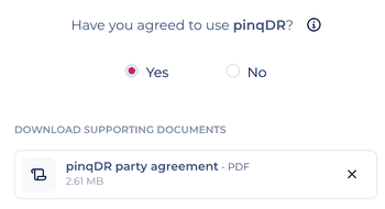 Party agreement